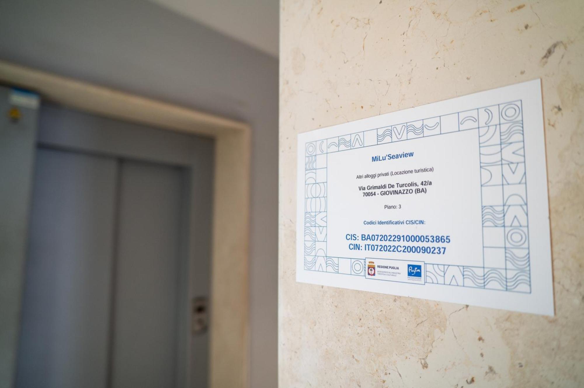 Milu'Seaview Ampia Casa Vista Mare Apartment Giovinazzo Exterior photo